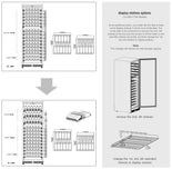KingsBottle 166 Bottle Large Wine Cooler Refrigerator Drinks Cabinet KingsBottle 166 Bottle Large Wine Cooler Refrigerator Drinks Cabinet