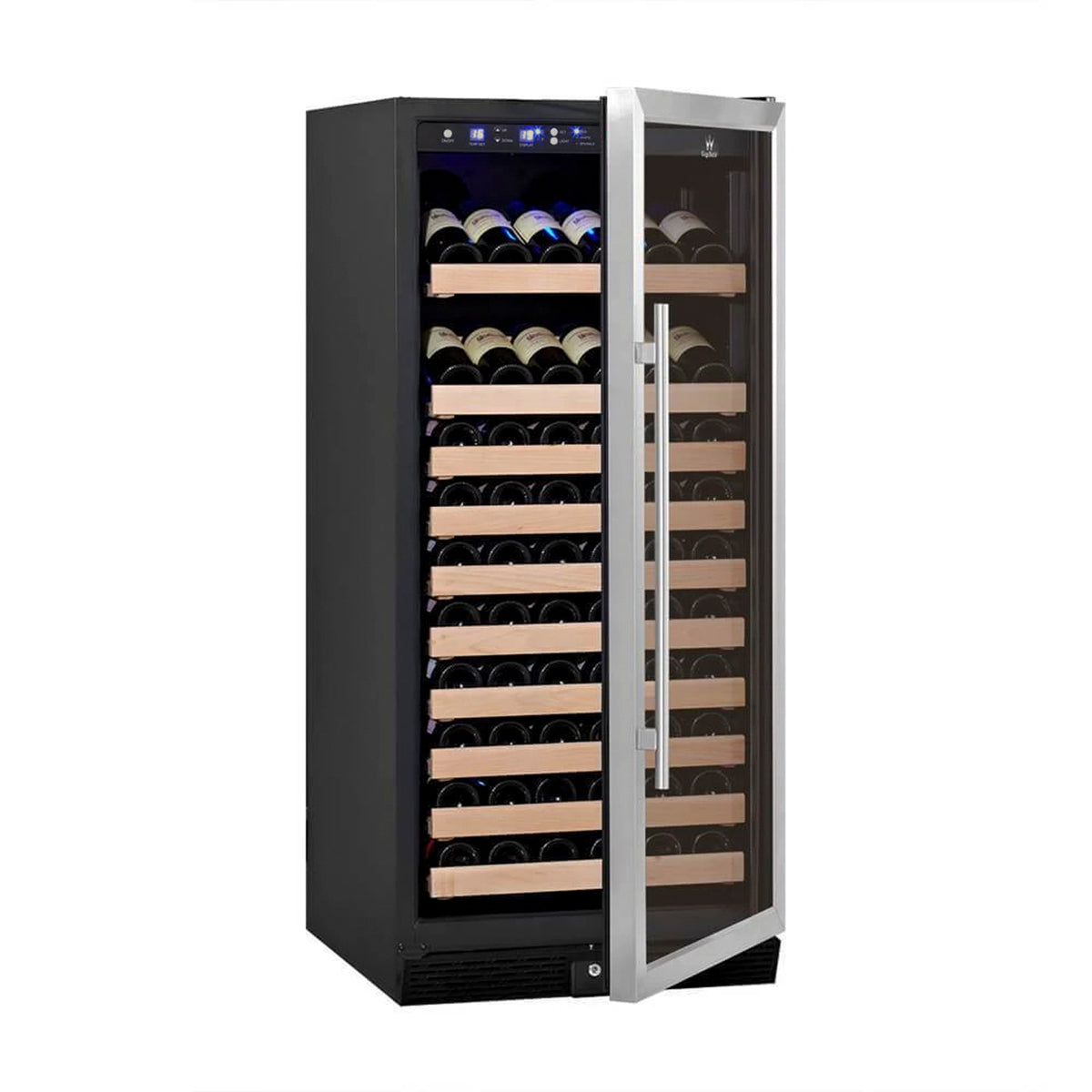 KingsBottle 100 Bottle Kitchen Wine Refrigerator, Freestanding or Built-in KingsBottle 100 Bottle Kitchen Wine Refrigerator, Freestanding or Built-in