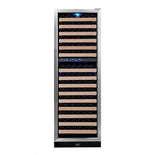 KingsBottle 164 Bottle Large Wine Refrigerator With Glass Door KingsBottle 164 Bottle Large Wine Refrigerator With Glass Door