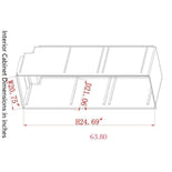 KingsBottle 166 Bottle Large Wine Cooler Refrigerator Drinks Cabinet KingsBottle 166 Bottle Large Wine Cooler Refrigerator Drinks Cabinet