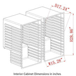KingsBottle 39 Inch Under Counter Wine And Beer Fridge Combo KingsBottle 39 Inch Under Counter Wine And Beer Fridge Combo