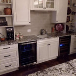 KingsBottle 48 Inch Glass Door Wine And Beverage Fridge Center Built-In or Freestanding KingsBottle 48 Inch Glass Door Wine And Beverage Fridge Center Built-In or Freestanding