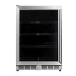 KingsBottle 24 Inch Under Counter Beer Cooler Fridge, Built-In or Freestanding KingsBottle 24 Inch Under Counter Beer Cooler Fridge, Built-In or Freestanding