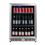 KingsBottle 24 Inch Under Counter Beer Cooler Fridge, Built-In or Freestanding KingsBottle 24 Inch Under Counter Beer Cooler Fridge, Built-In or Freestanding