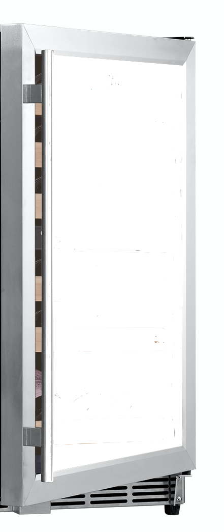 KingsBottle 44 Bottles 24 Inch Under Counter Dual Zone Wine Cooler Drinks KingsBottle 44 Bottles 24 Inch Under Counter Dual Zone Wine Cooler Drinks