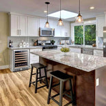 KingsBottle 46 Bottle 24 Inch Under Counter Wine Fridge Built-In or Freestanding KingsBottle 46 Bottle 24 Inch Under Counter Wine Fridge Built-In or Freestanding