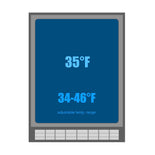 KingsBottle 24 Inch Under Counter Beer Cooler Fridge, Built-In or Freestanding KingsBottle 24 Inch Under Counter Beer Cooler Fridge, Built-In or Freestanding